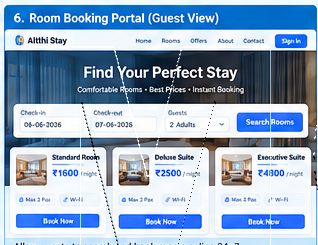hotel online room booking portal with room availability